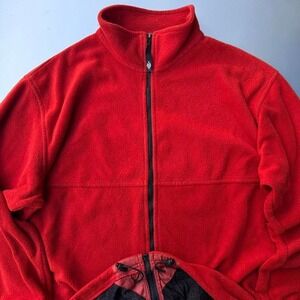 Vintage 90s darkish Orange Ski Alpine-Tek by Palmetto's zip-up fleece